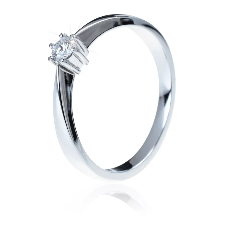 Zlatý prsteň s diamantom Zlatý prsteň s diamantom
