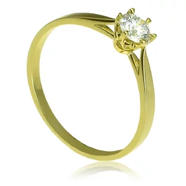 Zlatý prsteň s diamantom Zlatý prsteň s diamantom