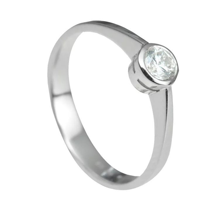 Zlatý prsteň s diamantom Zlatý prsteň s diamantom