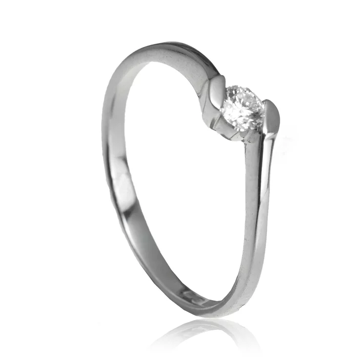 Zlatý prsteň s diamantom Zlatý prsteň s diamantom