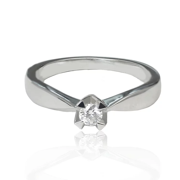 Zlatý prsteň s diamantom Zlatý prsteň s diamantom