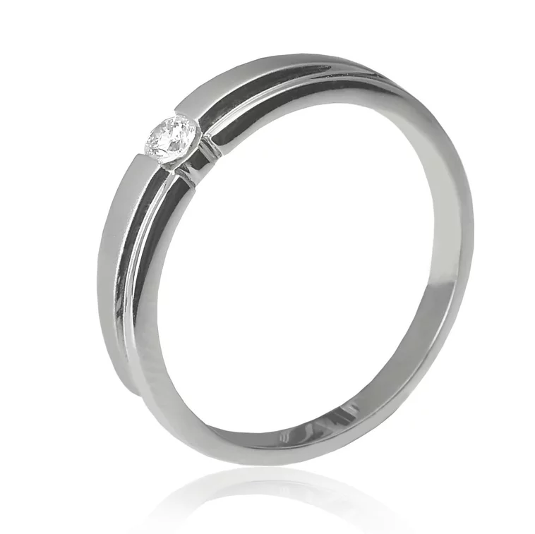 Zlatý prsteň s diamantom Zlatý prsteň s diamantom