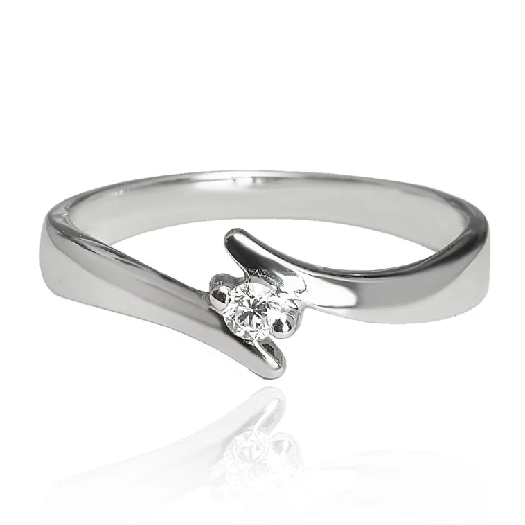 Zlatý prsteň s diamantom Zlatý prsteň s diamantom