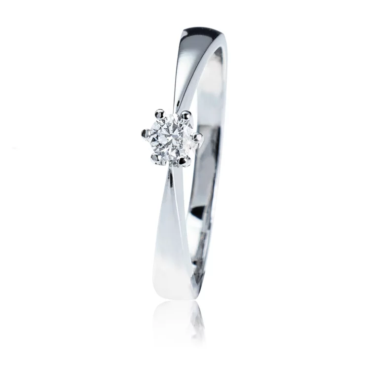 Zlatý prsteň s diamantom Zlatý prsteň s diamantom