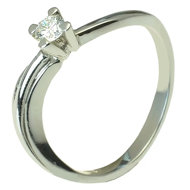Zlatý prsteň s diamantom Zlatý prsteň s diamantom