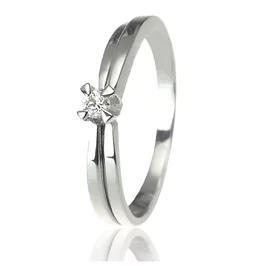 Zlatý prsteň s diamantom Zlatý prsteň s diamantom