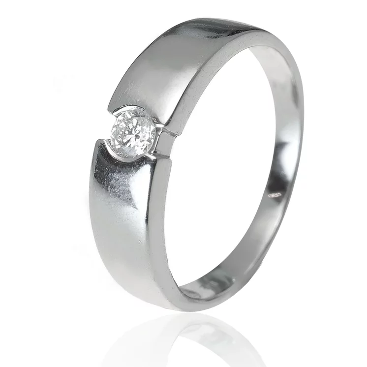 Zlatý prsteň s diamantom Zlatý prsteň s diamantom