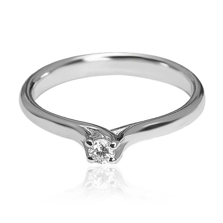 Zlatý prsteň s diamantom Zlatý prsteň s diamantom