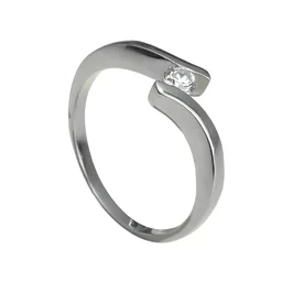 Zlatý prsteň s diamantom Zlatý prsteň s diamantom