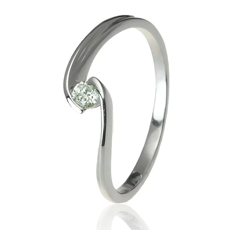 Zlatý prsteň s diamantom Zlatý prsteň s diamantom