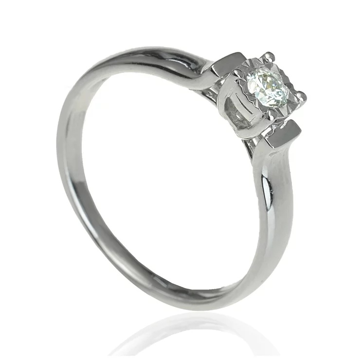 Zlatý prsteň s diamantom Zlatý prsteň s diamantom