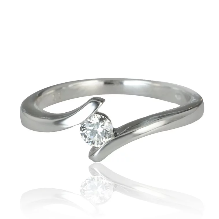 Zlatý prsteň s diamantom Zlatý prsteň s diamantom