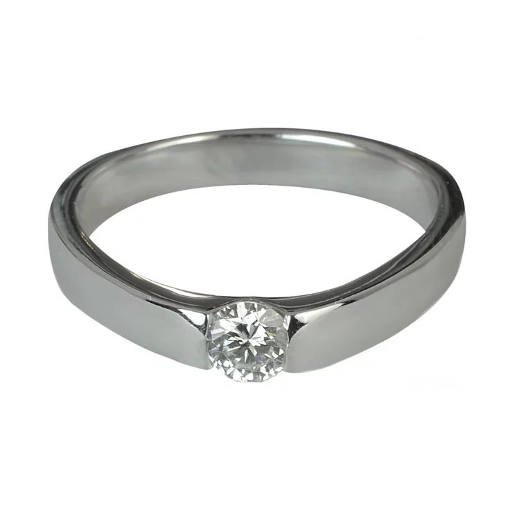 Zlatý prsteň s diamantom Zlatý prsteň s diamantom