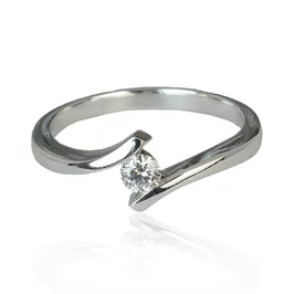 Zlatý prsteň s diamantom Zlatý prsteň s diamantom