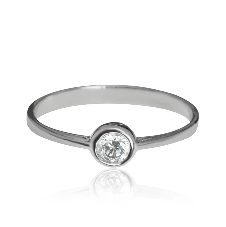 Zlatý prsteň s diamantom Zlatý prsteň s diamantom