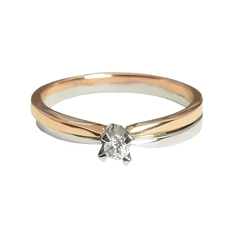 Zlatý prsteň s diamantom Zlatý prsteň s diamantom