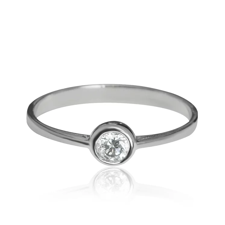 Zlatý prsteň s diamantom Zlatý prsteň s diamantom