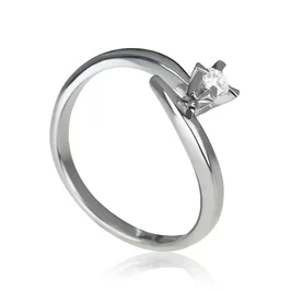 Zlatý prsteň s diamantom Zlatý prsteň s diamantom