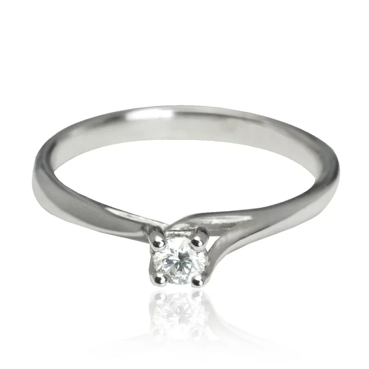 Zlatý prsteň s diamantom Zlatý prsteň s diamantom