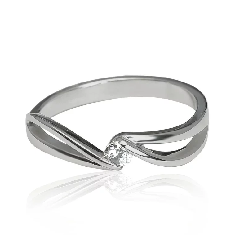 Zlatý prsteň s diamantom Zlatý prsteň s diamantom