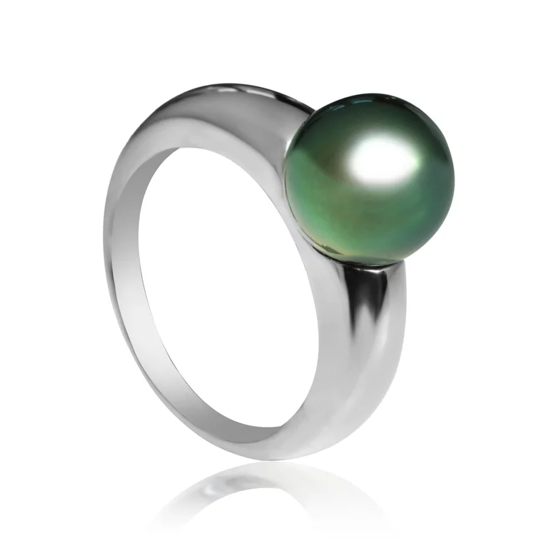 Zlatý prsteň s tahitskou morskou perlou Zlatý prsteň s tahitskou morskou perlou